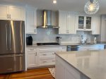 Fully stocked kitchen and beautifully renovated with high end appliances